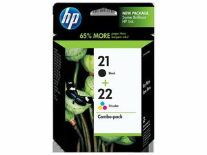 New Genuine HP 21 Black & HP 22 Colour Ink Cartridge For Deskjet F2280 Printer