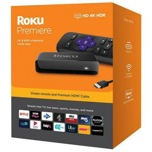 Roku Premiere HD 4K HDR TV Streaming  Media Player Netflix Amazon Prime HDMI NEW