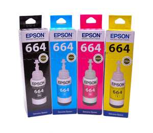 Genuine original Epson EcoTank multipack 664 ink ET-2600, ET-2650 ET-3600 L3050