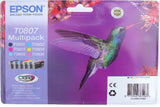 Epson Claria T0807 Hummingbird Genuine Multipack Ink Cartridges TO807 - VAT Inv