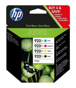 Genuine HP 920XL Black Cyan Magenta Yellow Ink for OfficeJet 6000 6500 C2N92AE