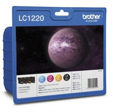 Brother LC-1220 Genuine/Original Ink Cartridges lc1220 LC1220VALBP BLACK CMY 4