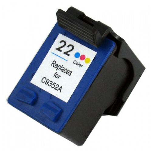 Replacement Ink Cartridge For HP C9352AN / H-22 C9352AE H22 F380 F4180 D1360 DJ