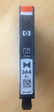 PHOTO BLACK Genuine Original Ink Cartridge - HP 364 XL / 364XL CB322E CB322EE BN