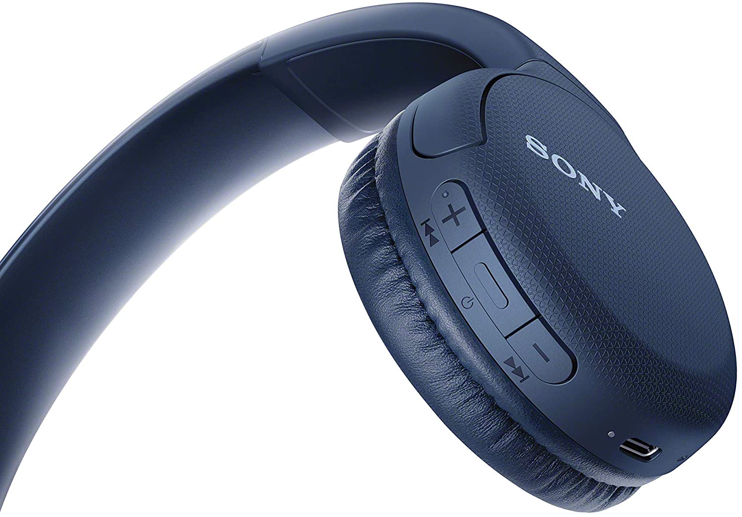 Sony WH CH510 Wireless Bluetooth Headphones with Mic 35 Hours Battery Life with Quick Charge On ear Style Hands Free Call Voice Assistant Blue